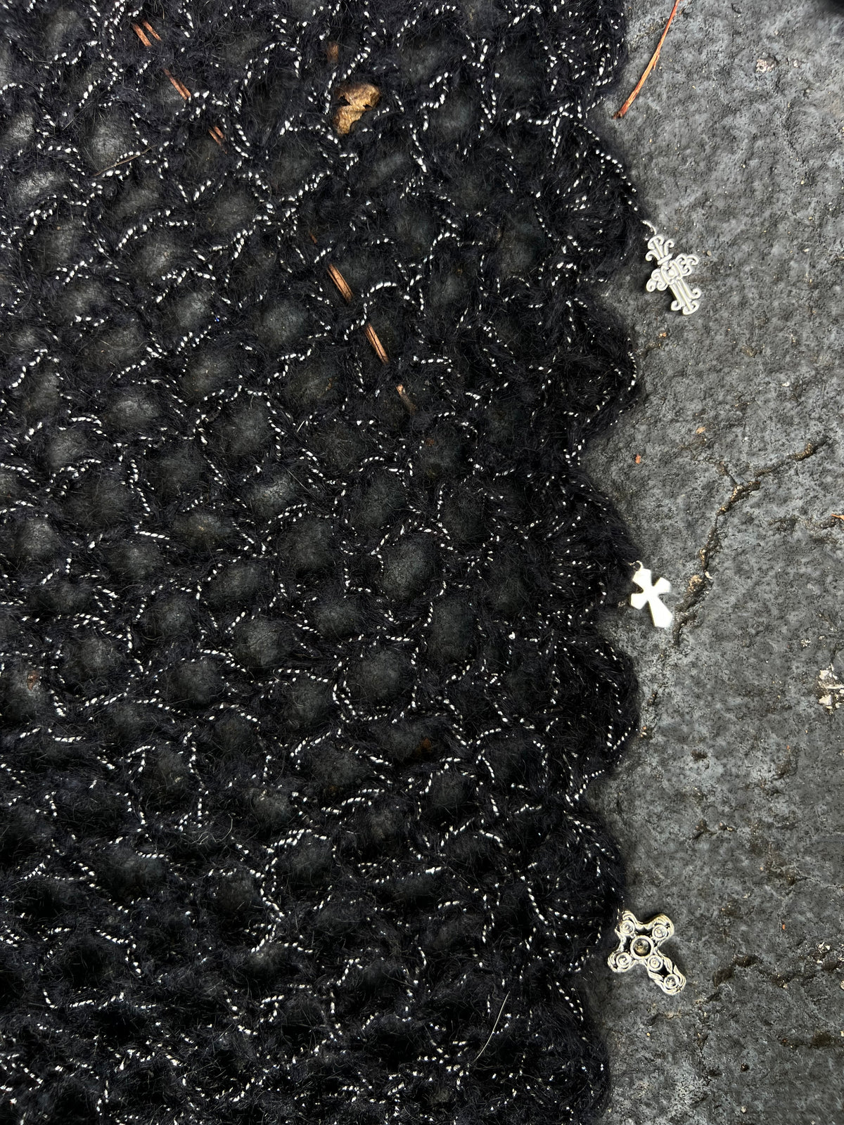 Sacrificial Shroud - Black Mohair