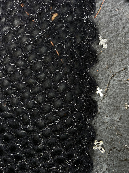 Sacrificial Shroud - Black Mohair