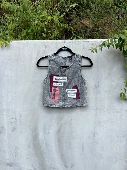 You Know it’s Not - Grey Tank Top - F21