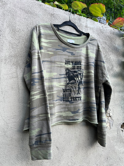 Dog Teeth - Camo Pullover