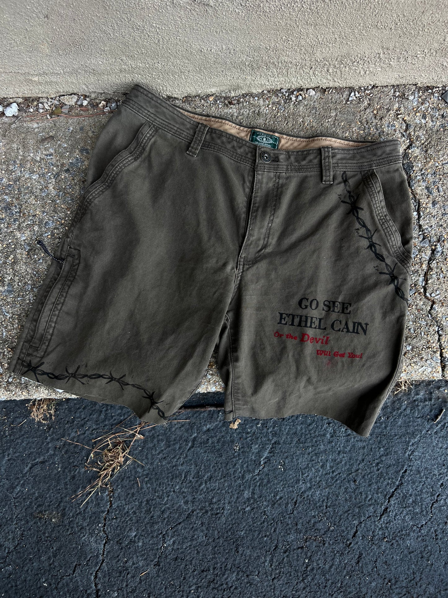 Go See Ethel Cain or the Devil Will Get You - GH Bass & Co Cargo Shorts