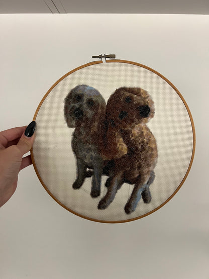 Custom Pet Cross-Stitch