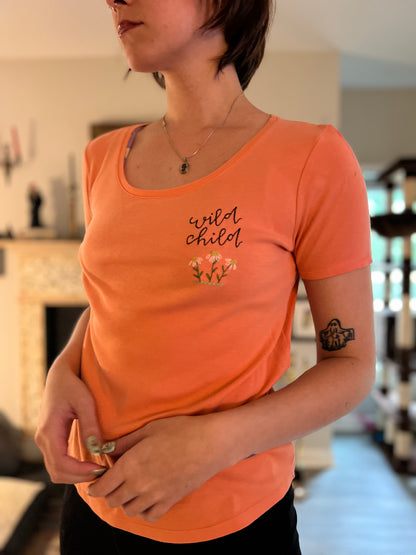 Wild Child Embroidered T-Shirt