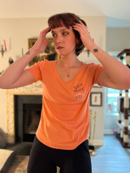 Wild Child Embroidered T-Shirt
