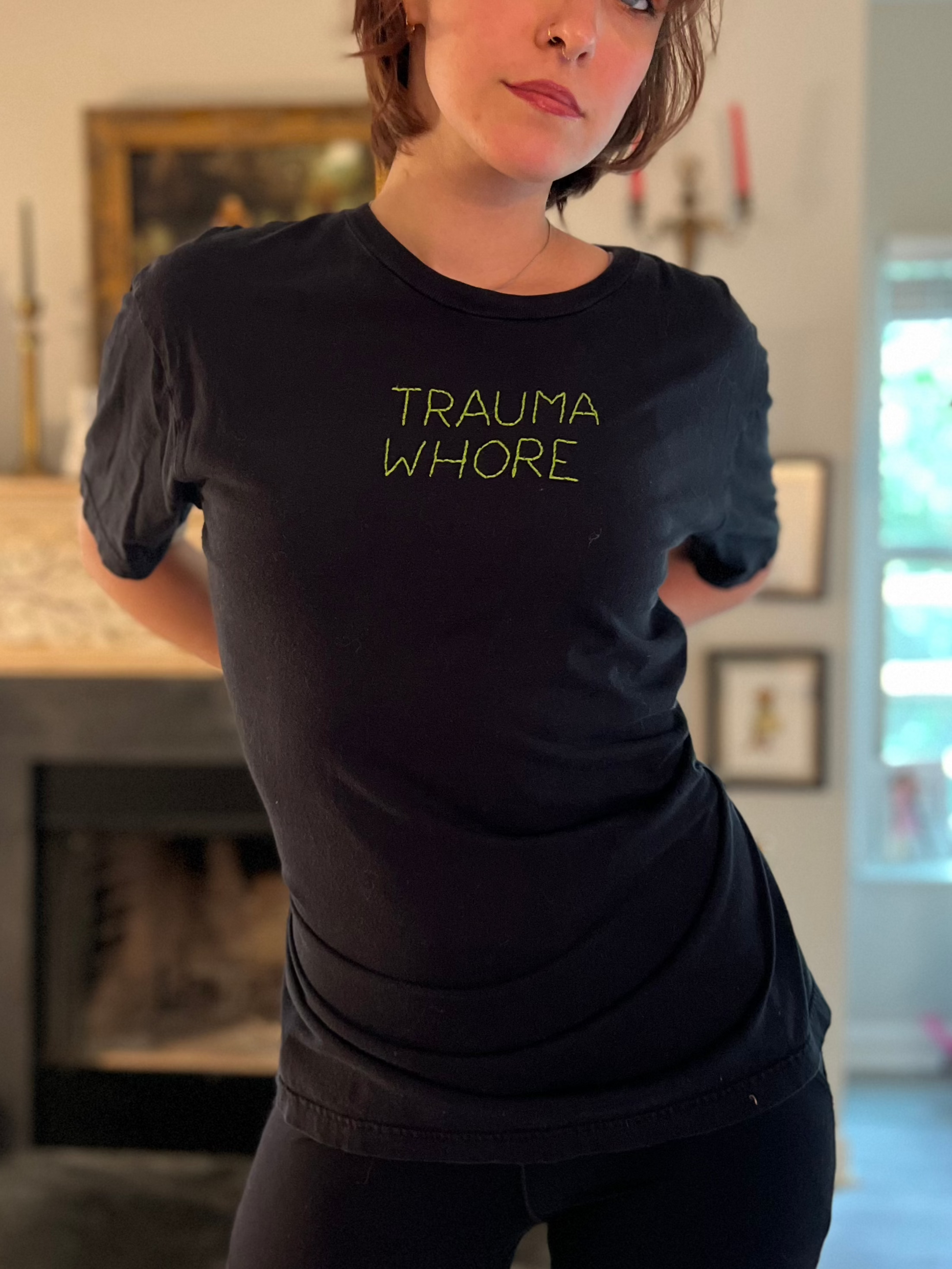 Urlocalmodel Trauma Whore TShirt – ur local hooker