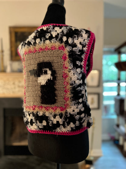 Silly Goose Vest - Pink