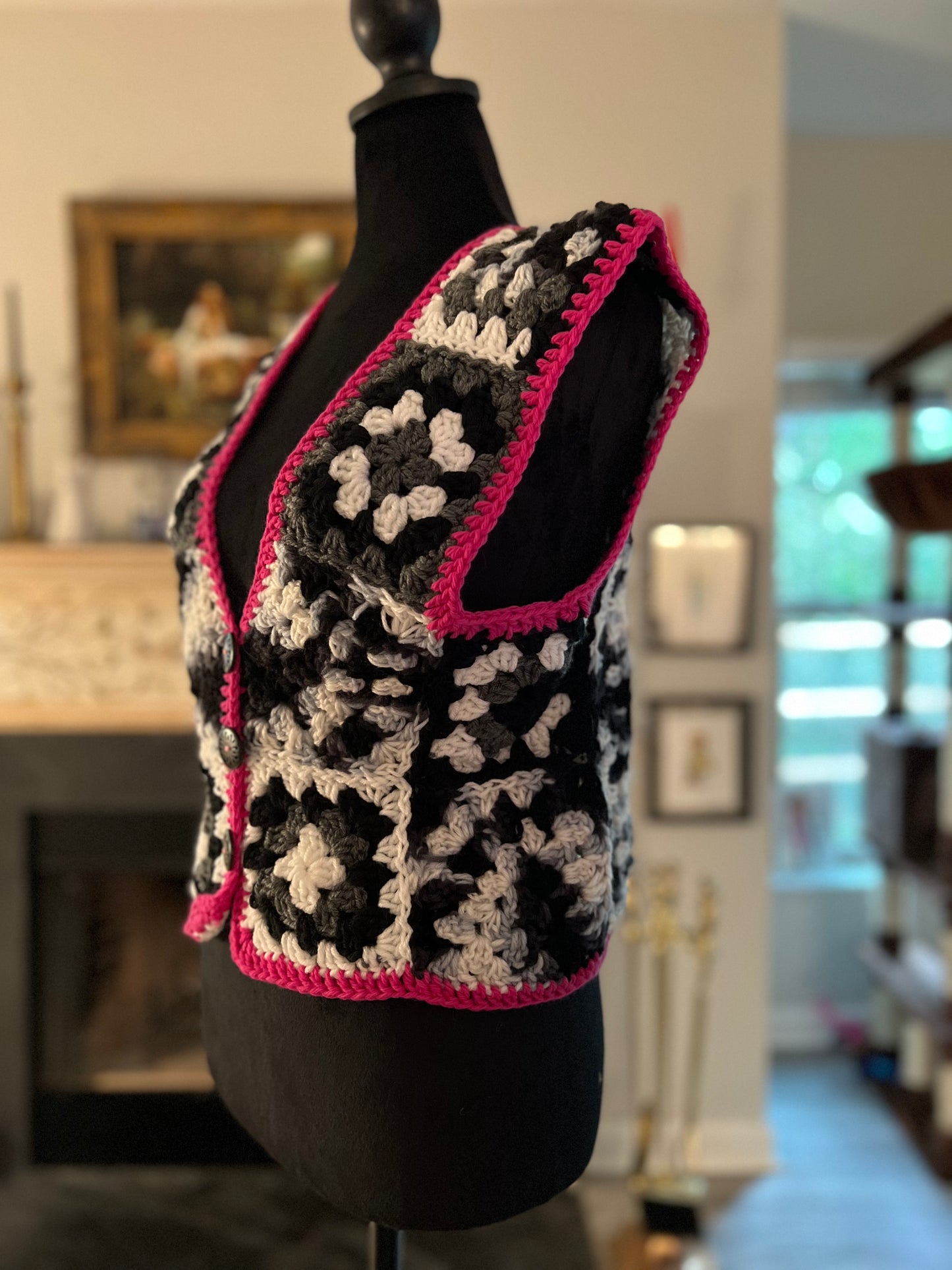 Silly Goose Vest - Pink