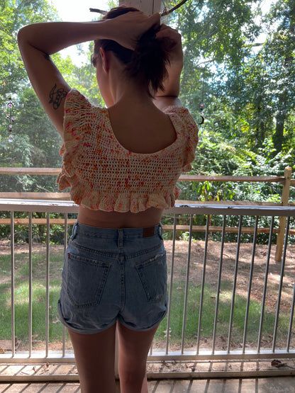 Mini Ruffle Crop Top