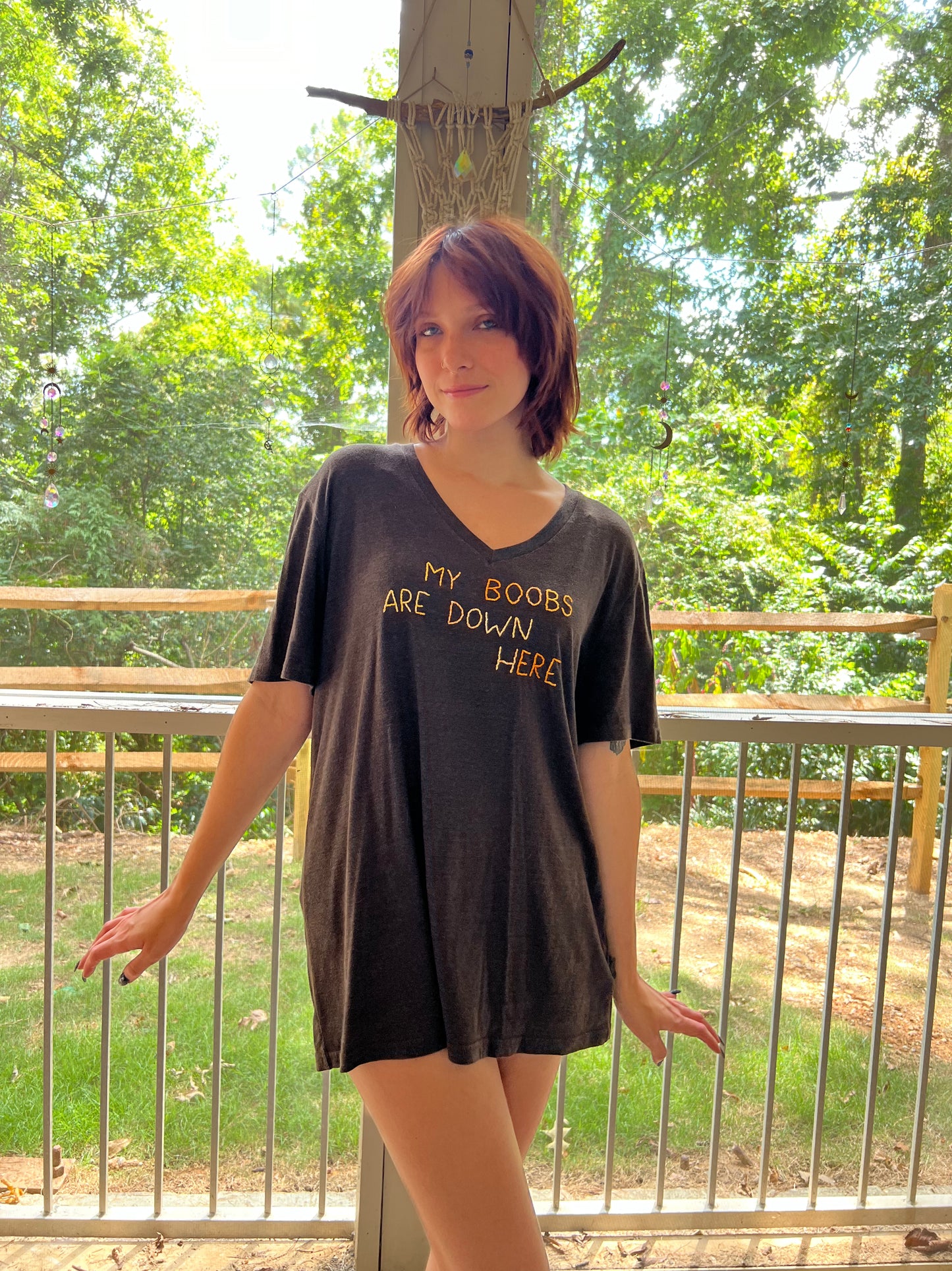 My Boobs Are Down Here Shirt