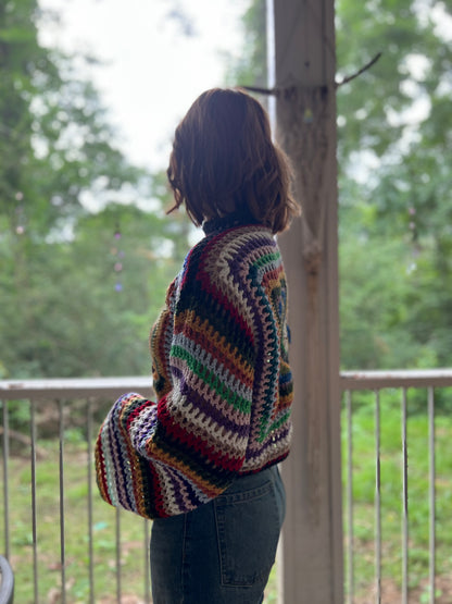 Evil Eye Granny Sweater