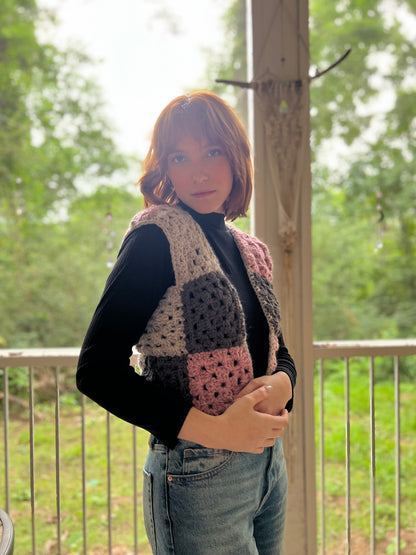 Neapolitan Granny Square Vest