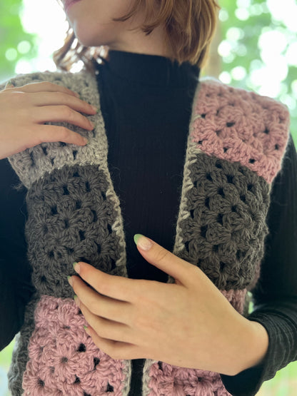 Neapolitan Granny Square Vest