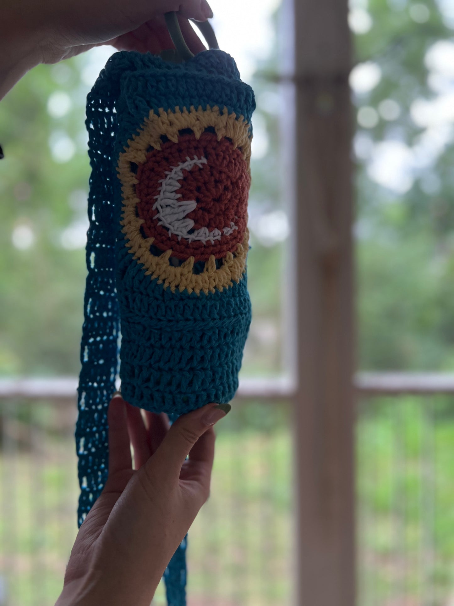 Water or Wine Bottle Purse - Blue Moon