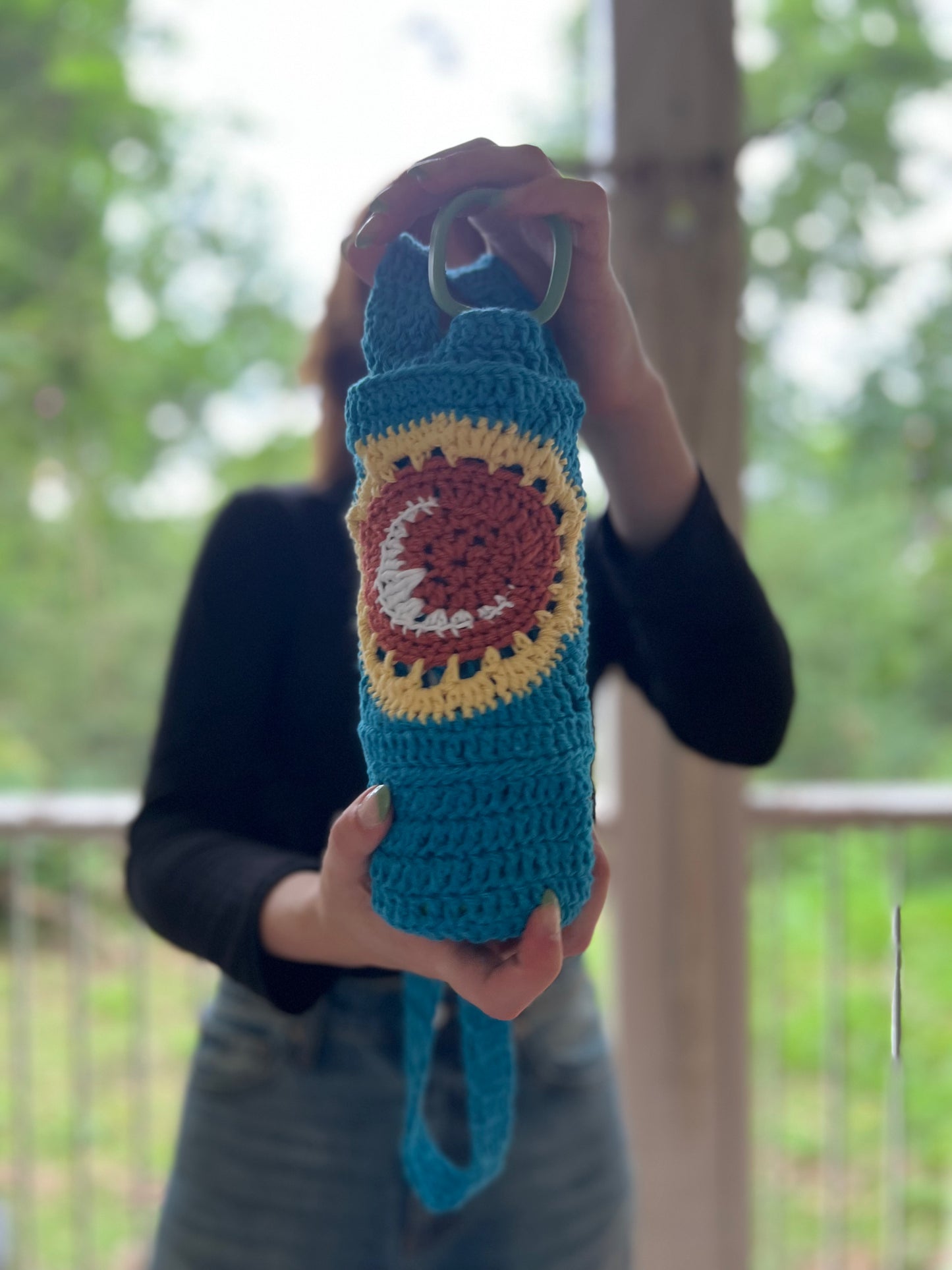 Water or Wine Bottle Purse - Blue Moon