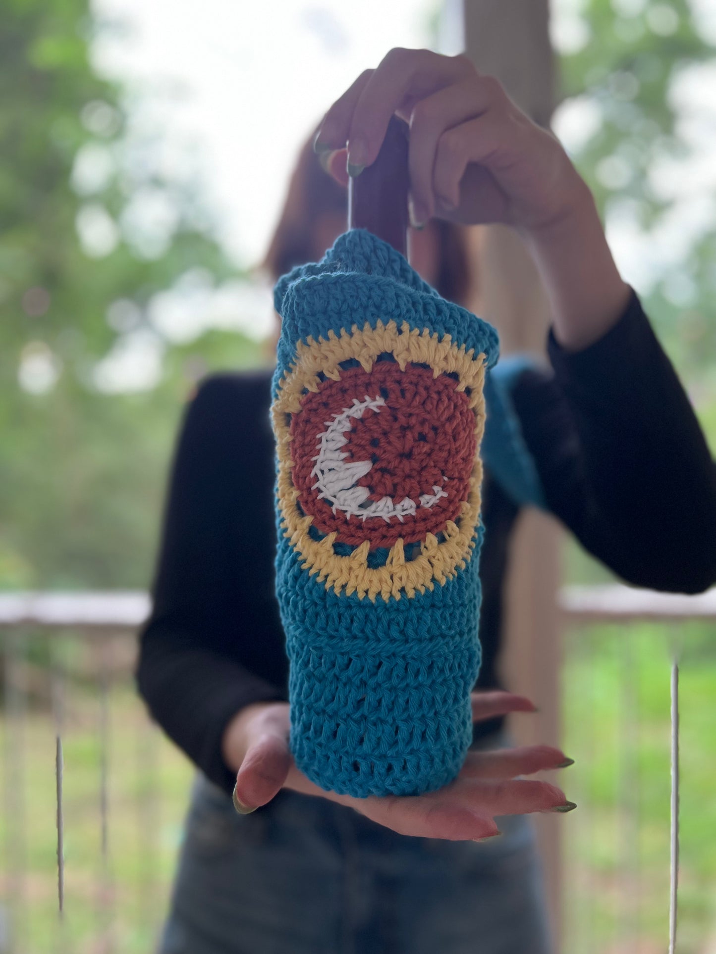 Water or Wine Bottle Purse - Blue Moon