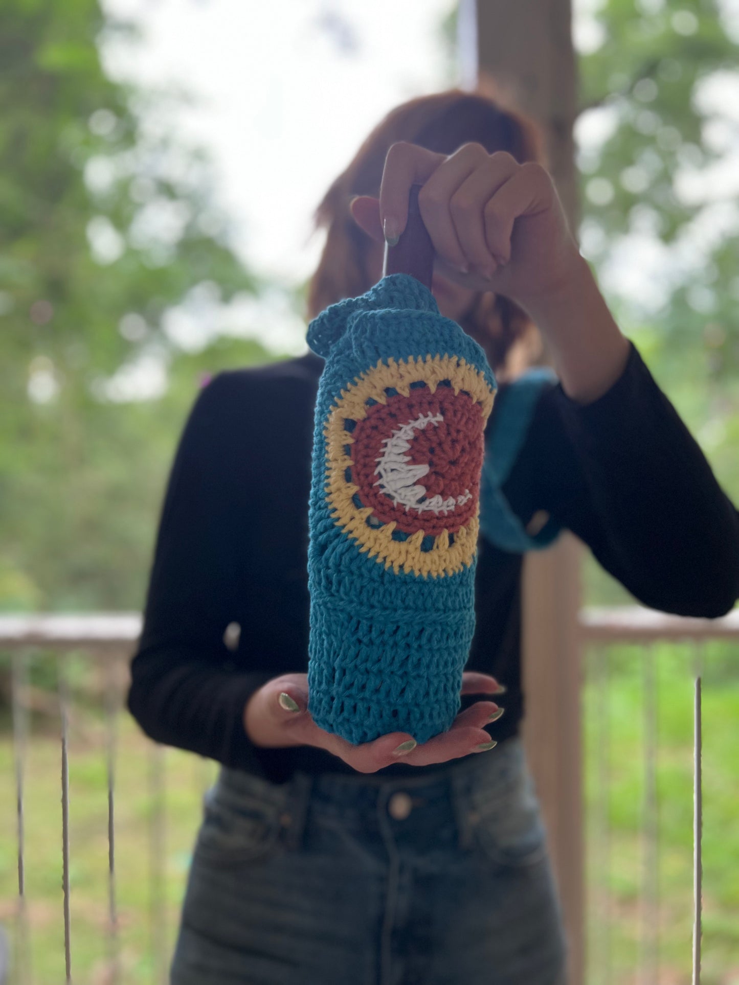 Water or Wine Bottle Purse - Blue Moon