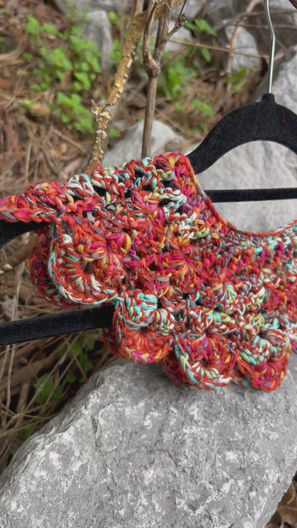 Summer Sunset - Crochet Collar